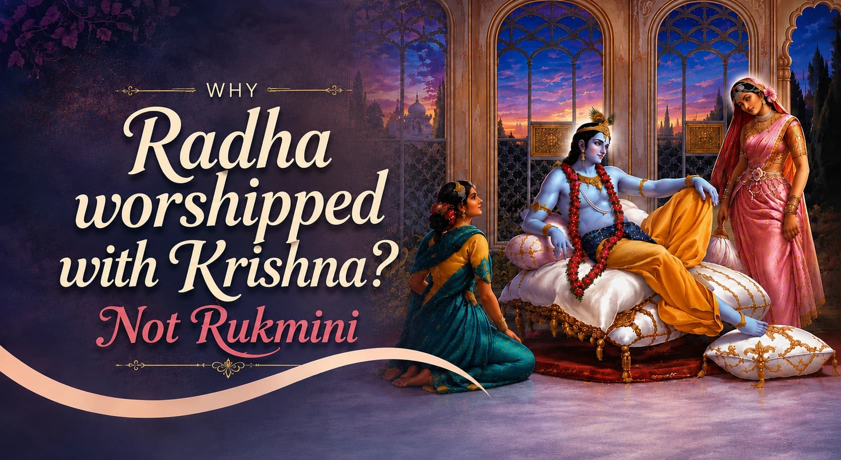 Why Is Radha Worshipped with Krishna, Not Rukmini?