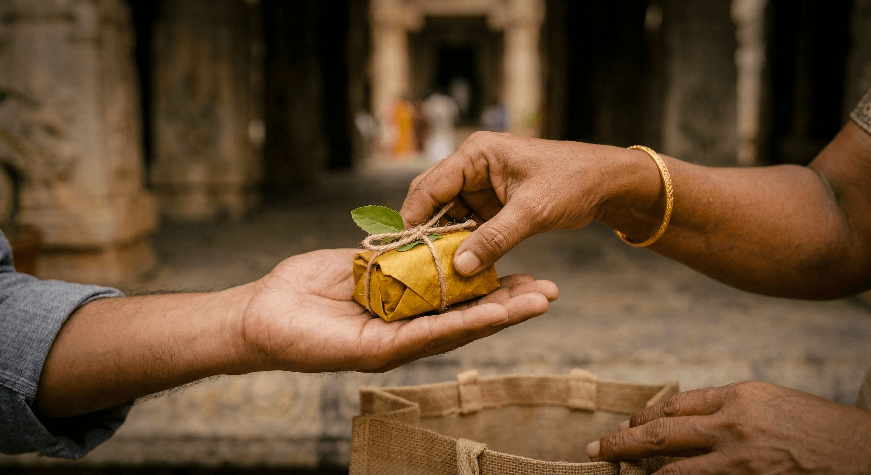 Devotees serving together during Radha Ashtami
