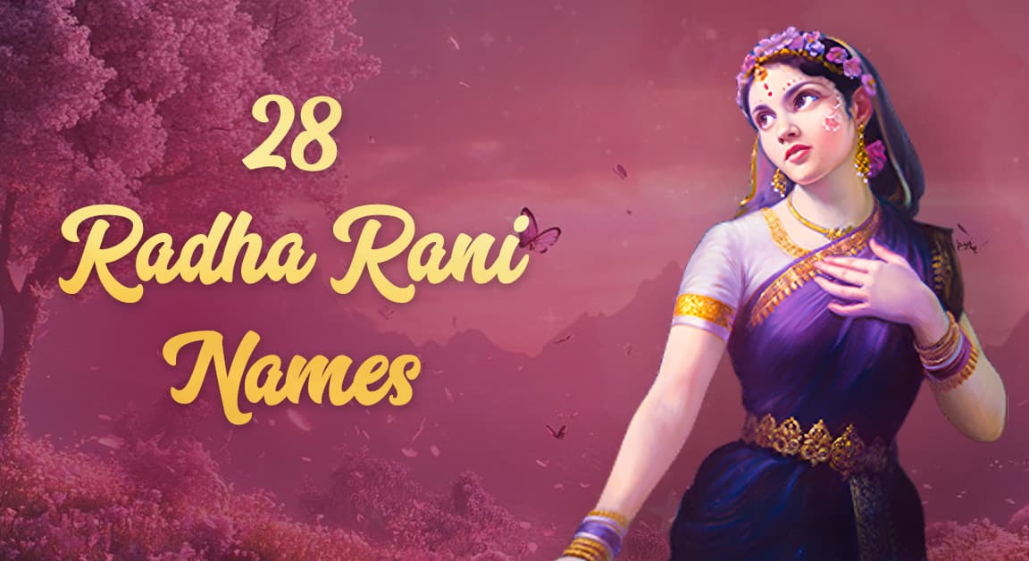 Names of Goddess Radha: 28 Radha Rani Names with Meaning